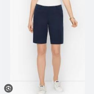 Talbots Women's The Perfect Short 9.5 inch Navy Blue Size 16P